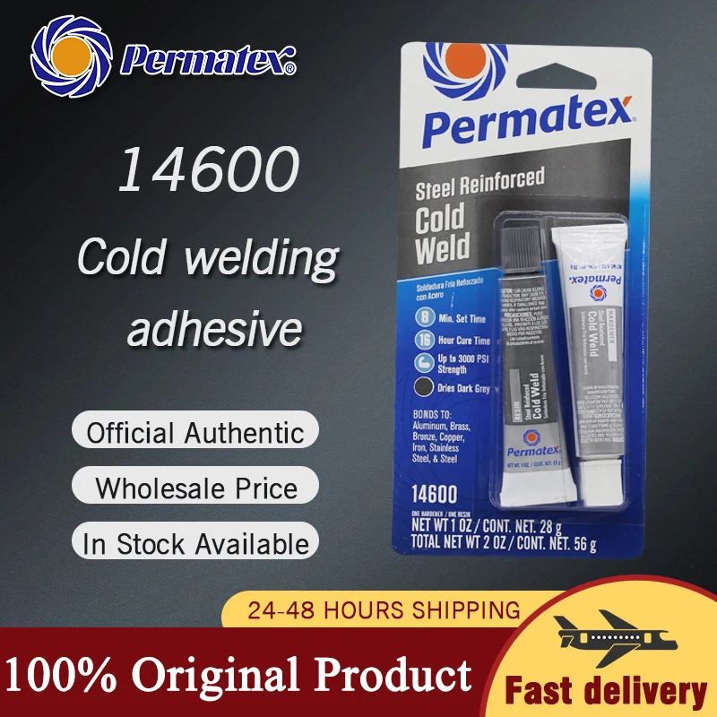 

Permatex14600 Cold Flux Metal Epoxy Repair Agent Casting Defect Repair Agent from the United States
