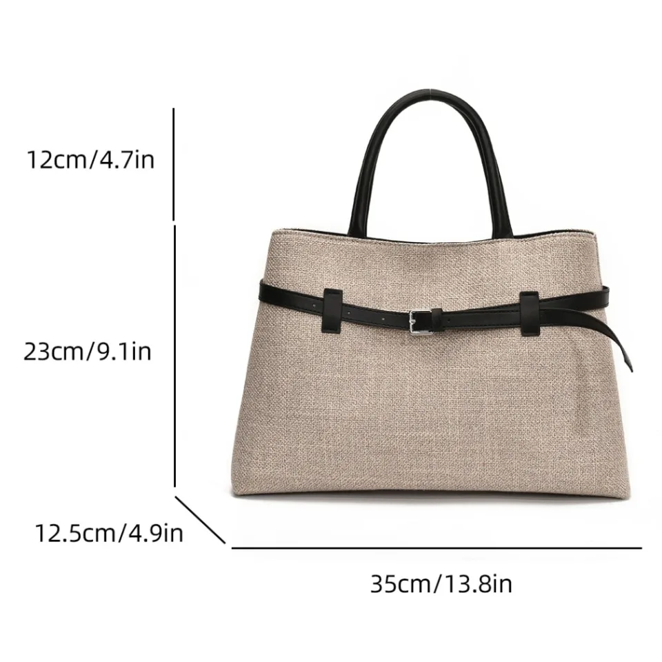 Tägliche Pendler-Tasche mit großem Henkel für Damen 2025 Neueste Designer-Handtasche Luxus-Stoff Große Kapazität Schulter-Shopper-Tasche
