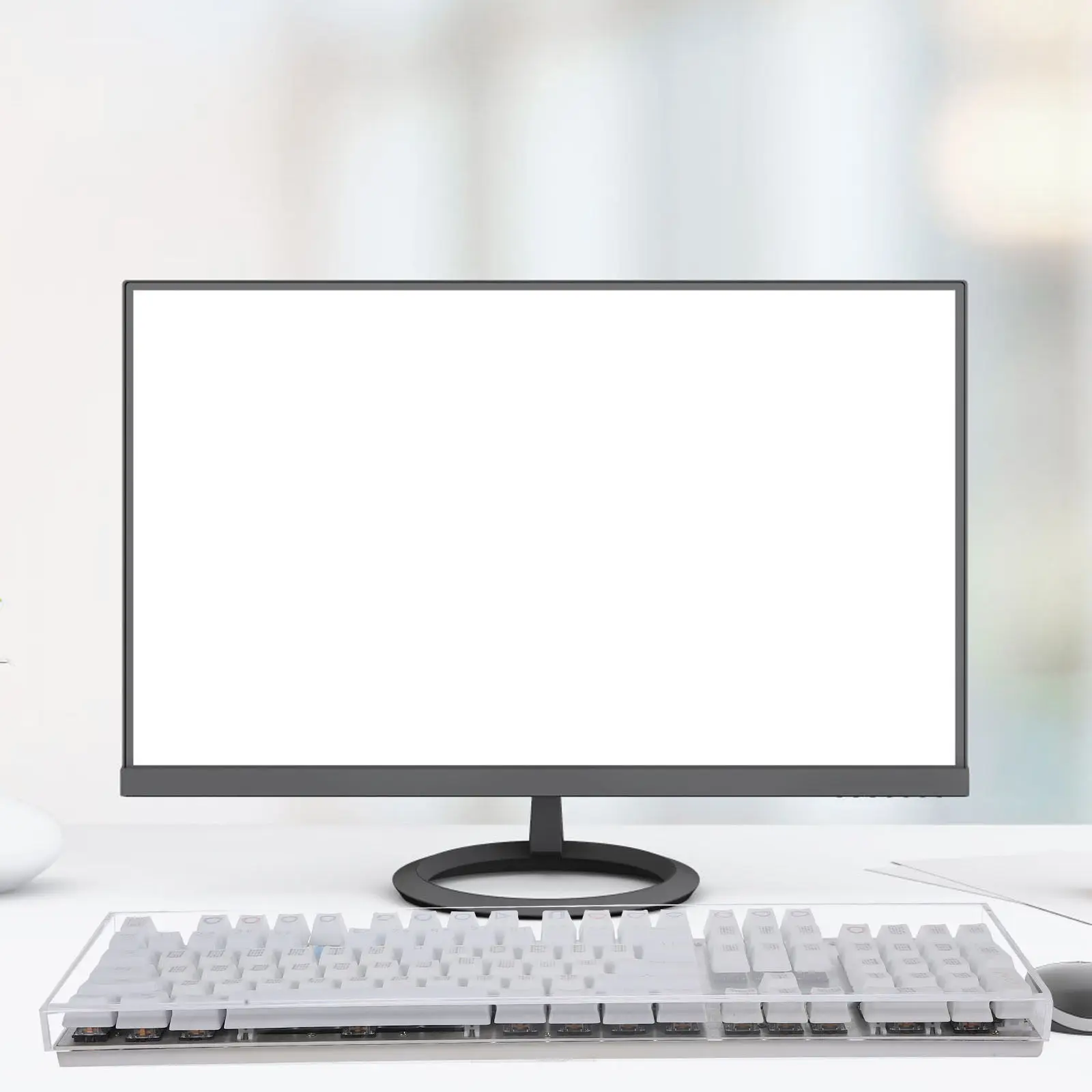 

Прозрачная акриловая защитная накладка на клавиатуру от когтей, прозрачный защитный экран для клавиатуры, пылезащитный чехол для игровых ноутбуков и настольных ПК