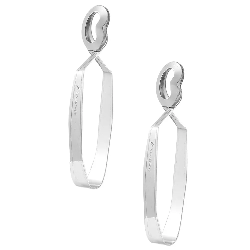 

4Pcs Premium Stainless Steel Snail Tong Escargot Serving Tongs Heat Resistant Rust Proof Kitchen Food Clip for Outdoor Grill