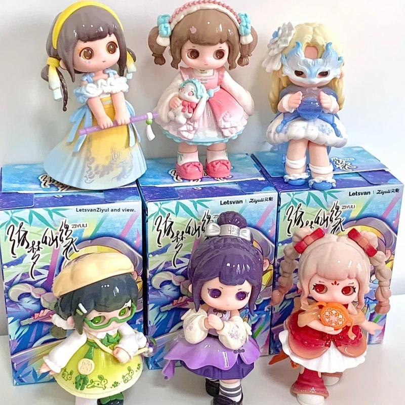 

Letsvans New Blind Box Figurine Trendy Girls Creatives Doll Mysterious Box Desktop Decoration Doll Collection Of Holiday Gifts