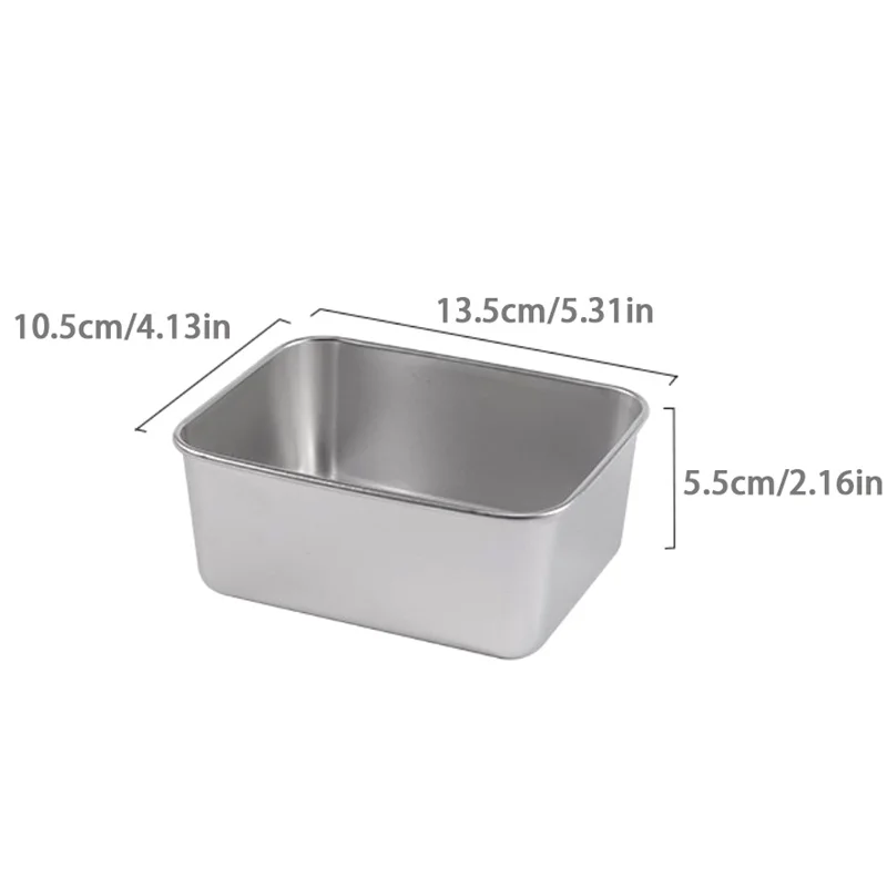 1PC 600ml Stainless Steel Refrigerator Food Storage Box With Plastic Lid Prepare Food Freshness Preservation Box Picnic Box