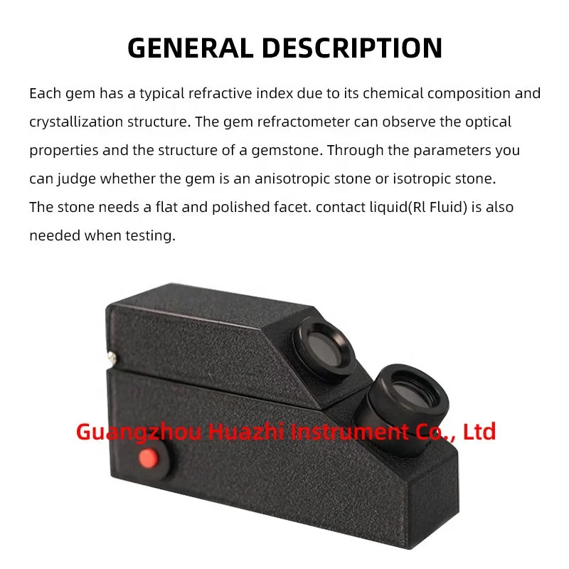 Gem refractometer for authenticity identification of jewelry jadeite and jade Refractive rate tester