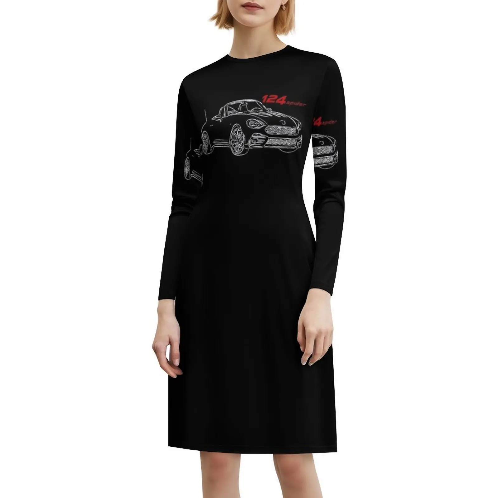 124 فستان عطلة مثير عنكبوت للنساء فستان قصير لحفلات أعياد الميلاد على الشاطئ 124 خاص 124 كلاسيكي 124 ملابس نسائية رياضية