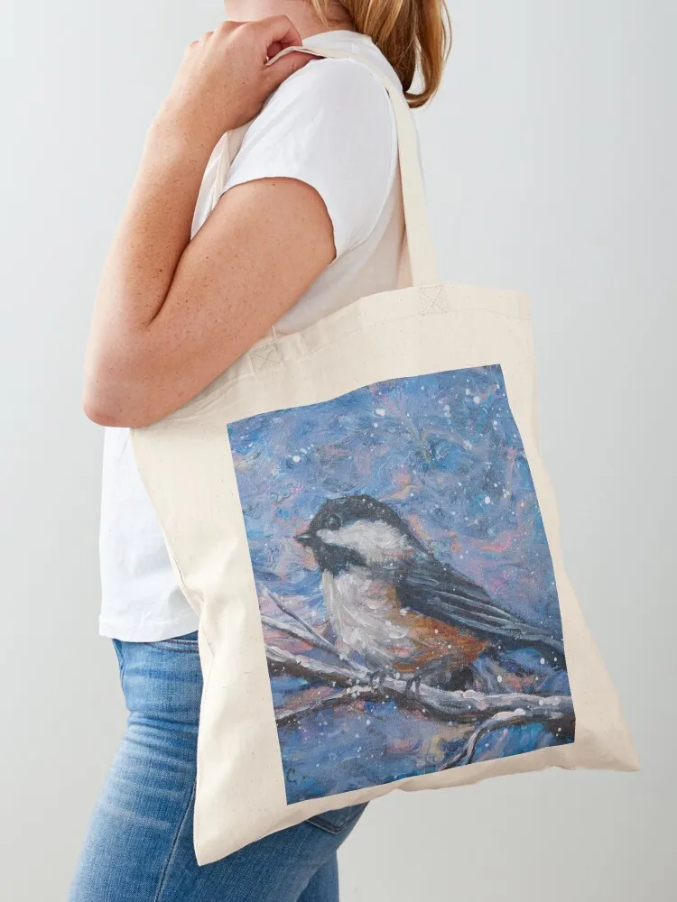 

Snowy Excitement Tote Bag Gift bag bag for beach Candy bags Lady