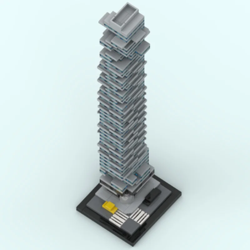 MOC Building Blocks Assembly Toy Set Skyscraper Series 772pcs Creative holiday gift for all architecture lovers