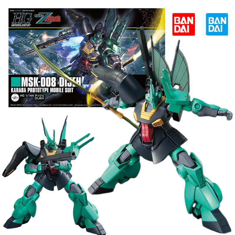 

Оригинальная коробка Bandai, модель модели HG 1/144 MSK-008 DIJEH карабаа, комплект Аниме экшн-боец, игрушка в сборе, подарок для ребенка