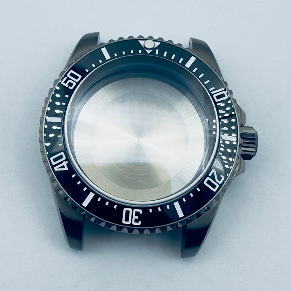 

Watch Parts 40.52mm Titanium Material Dive Watch Case Sapphire Ceramic Bezel 20Bar Waterproof Suitable For NH35/36 Movement