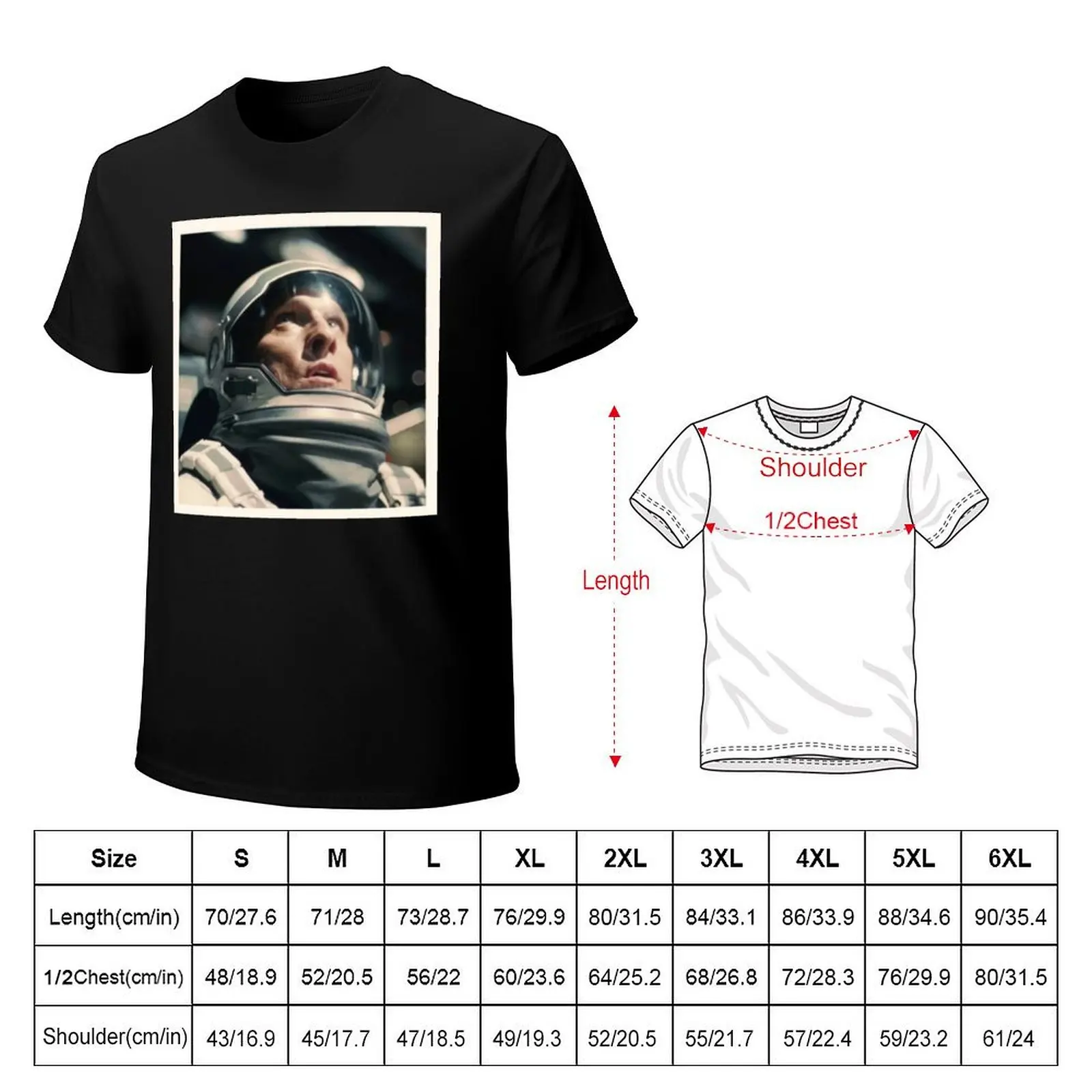 Interstellar Interstellar Interstellar T-Shirt Basic Solid Tee for Daily Use