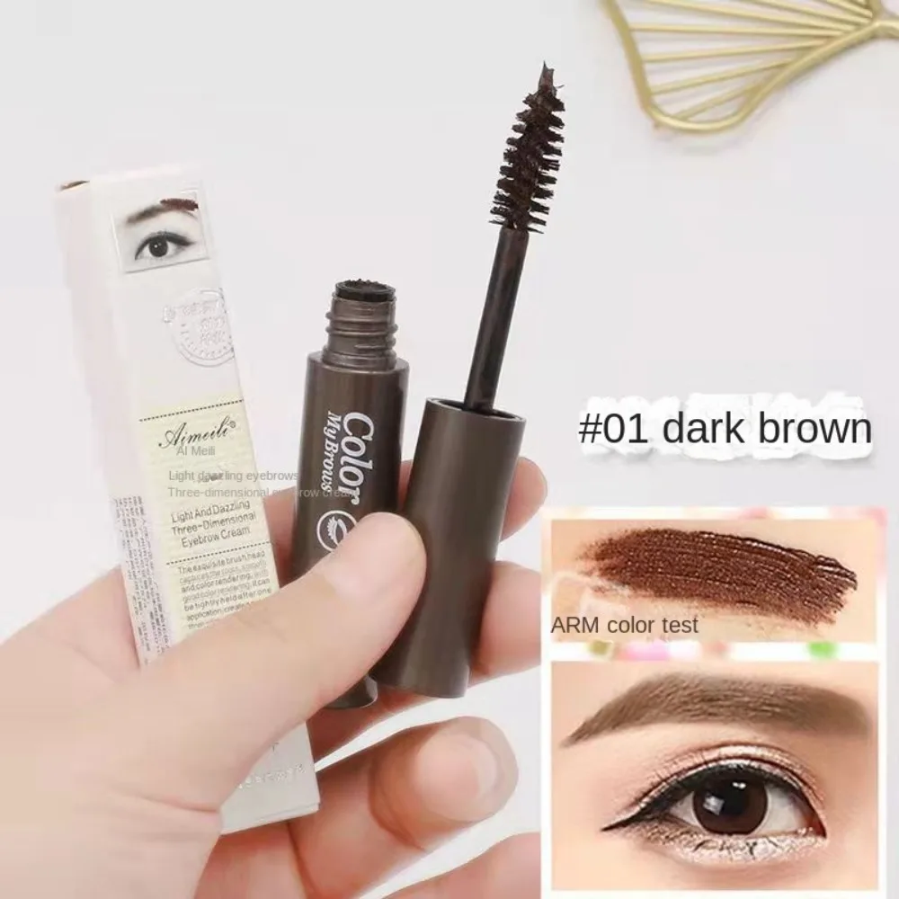 Stylo à sourcils liquide marron, crème à sourcils longue durée, crayon à sourcils imperméable, peinture sauvage sans décoloration, Gel à sourcils, maquillage pour femmes