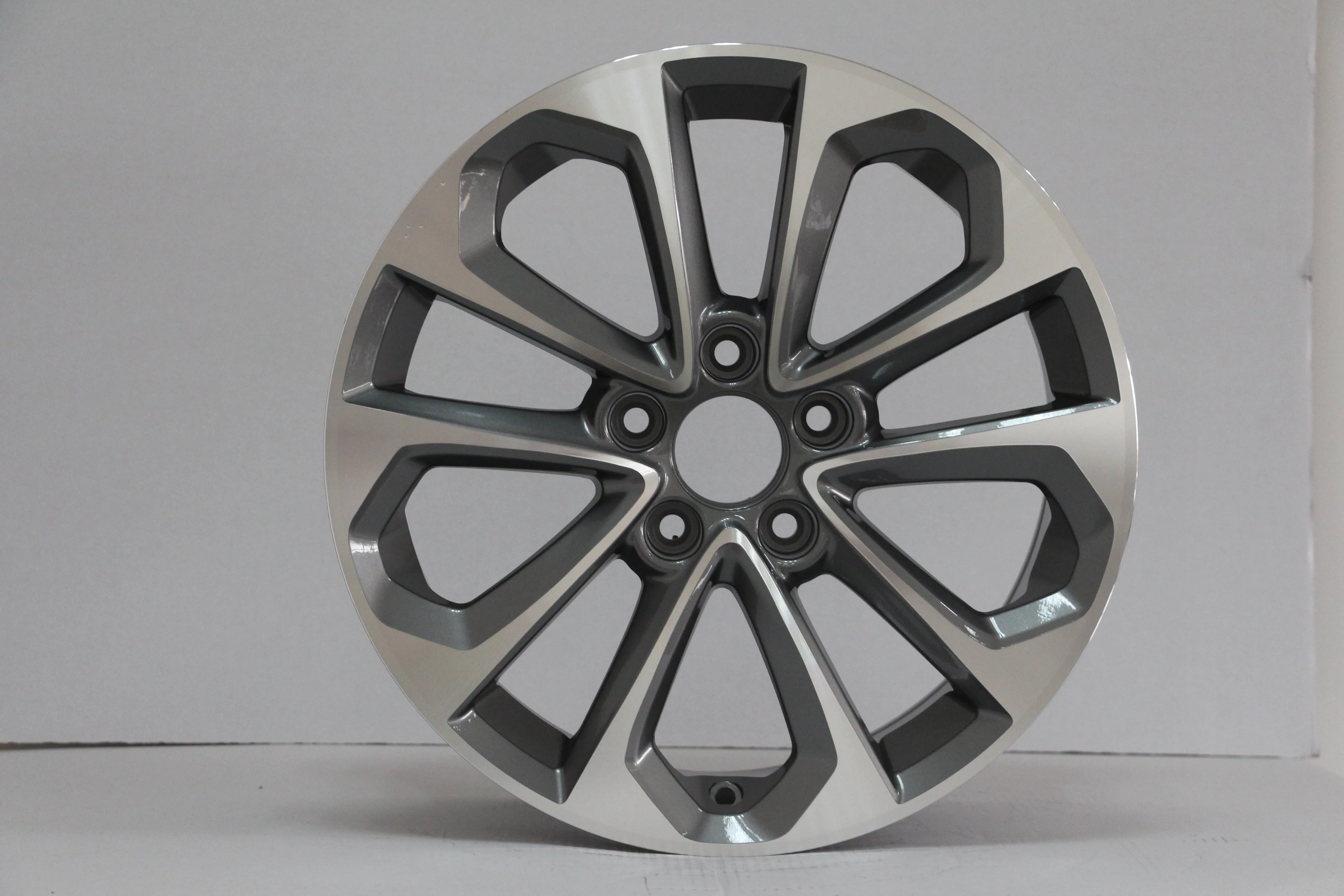 16 17 18 inch 5 lugs holes diamond design aluminum rims mags passenger car alloy wheel for HONDA ACCORD