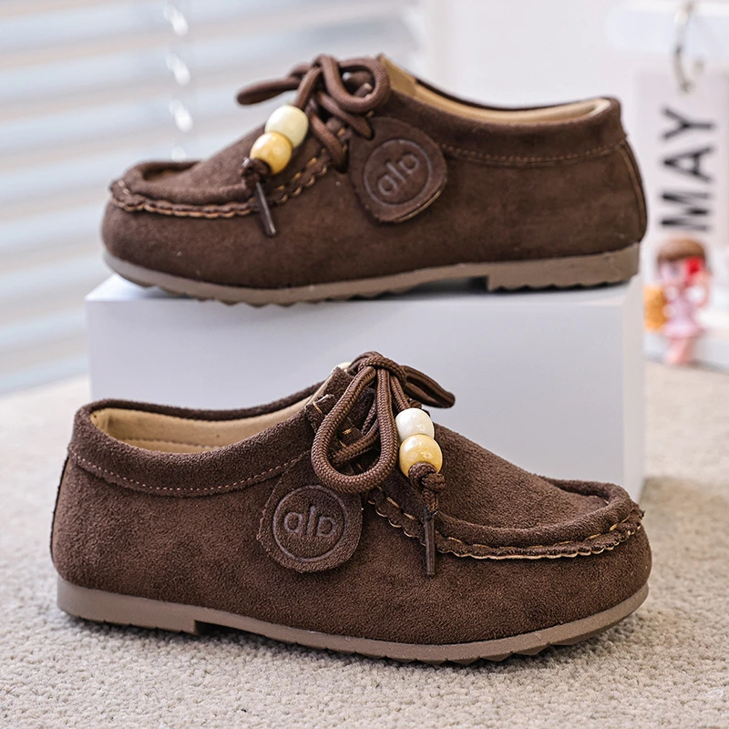 Picture 4: kids Flats Shoes 2025 Autumn Soft-soled Comfortable children Casual Shoes Lightweight Breathable Flat-soled Walking kids Shoes