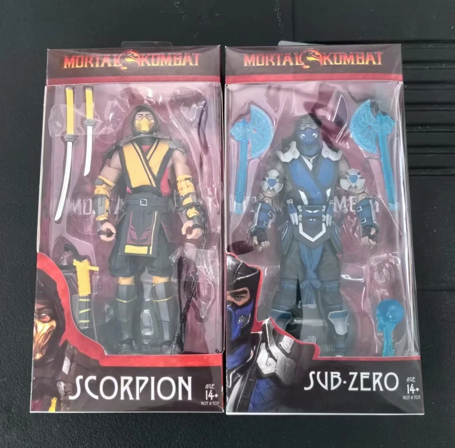 Mortal Kombat スコーピオン サブゼロ フィギュア モータルコンバット スコーピオン/サブゼロ PVC アクションフィギュア