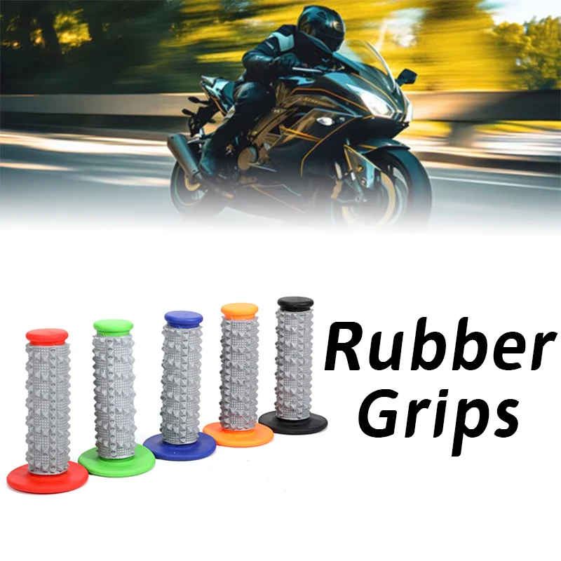 

Universal Off-Road Motorcycle Handle Grip Cover Two-Color Silicone Non-Slip Handlebar Sleeve Accessories Wholesale