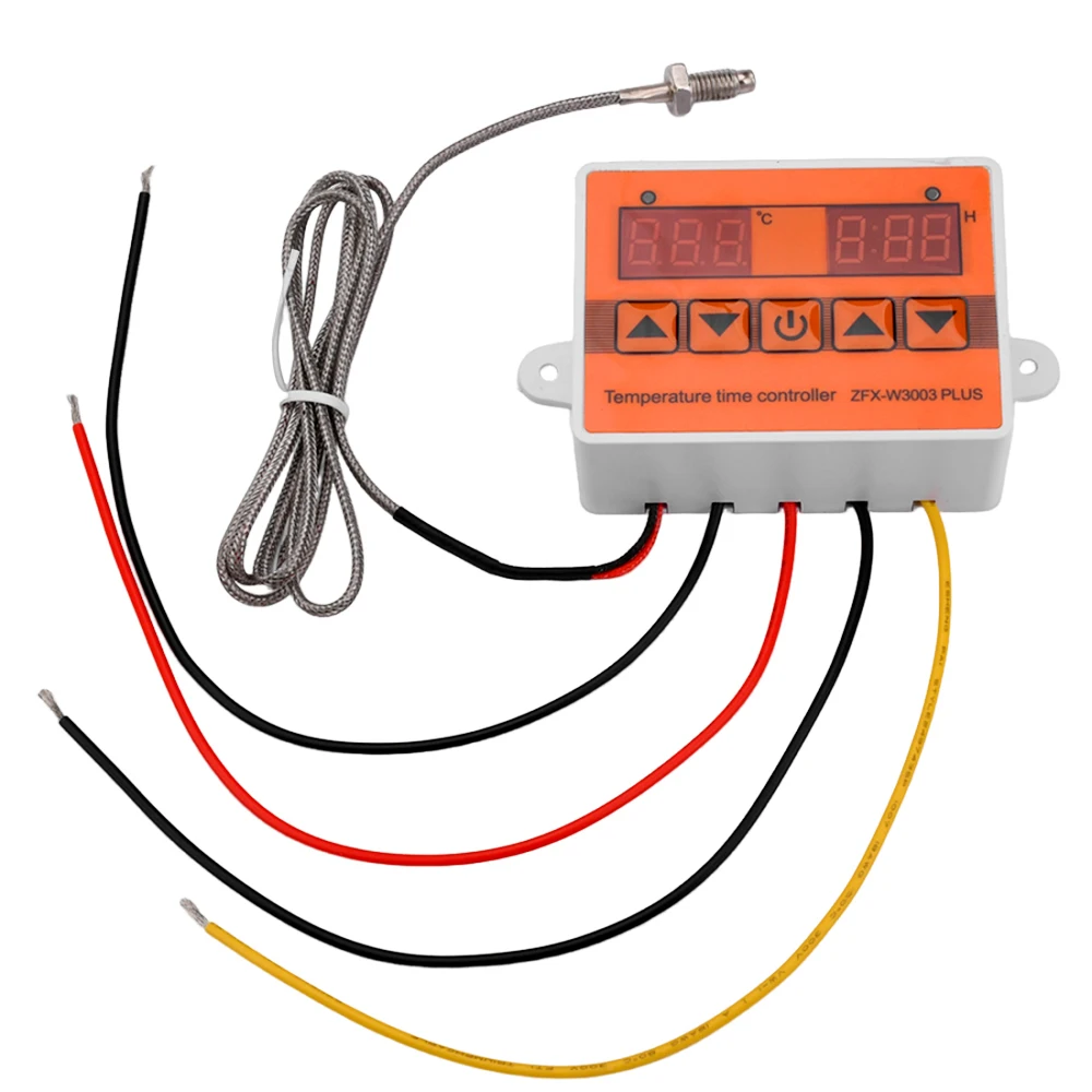 NEW W3003 Temperature Time Controller Thermostat 10A 12V 24V 220V LED Digital Microcomputer Control Thermoregulator -160~999℃