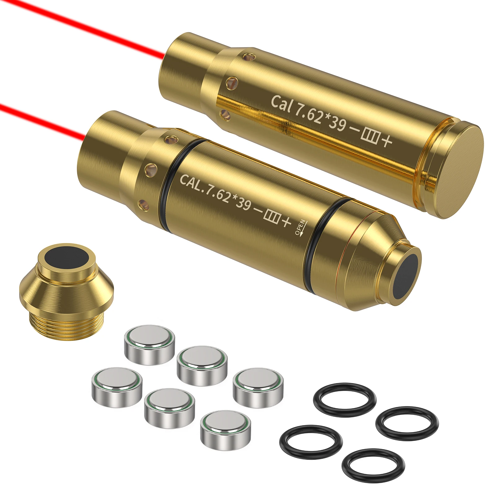 

7.62-39 Лазерный тренажер с красной точкой и набор для калибровки для лазерного обучения сухим огнем