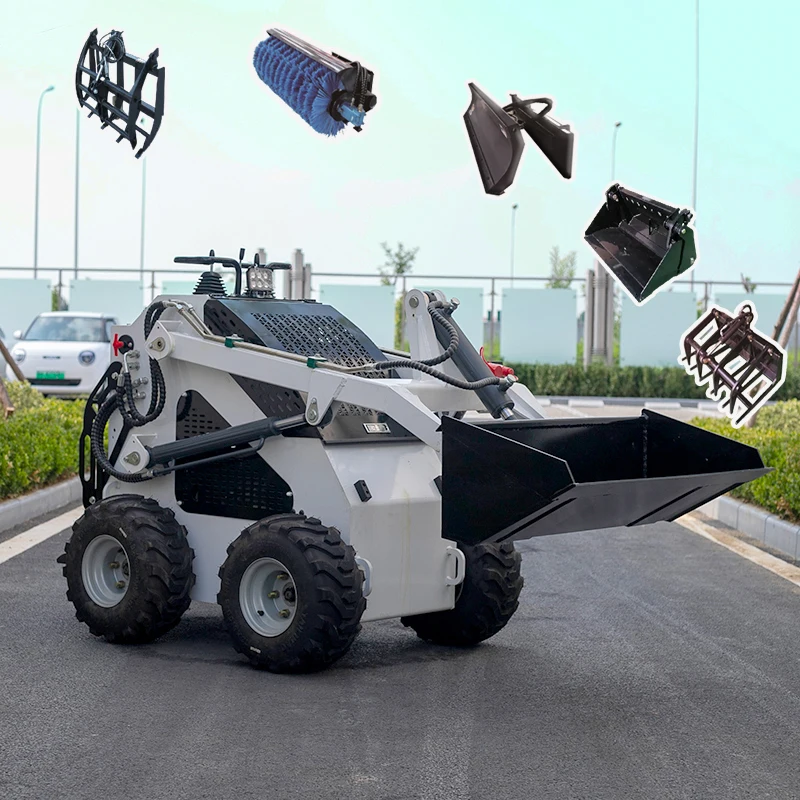 Skid Steer Loader - Cheap Diesel Mini Skid Steer Loader