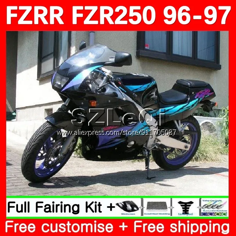 FZR250RR For YAMAHA FZR250R FZRR FZR 250 250R FZR250 R RR 94 Stock black 95 96 97 151No.43 FZR-250 1994 1995 1996 1997 Fairing