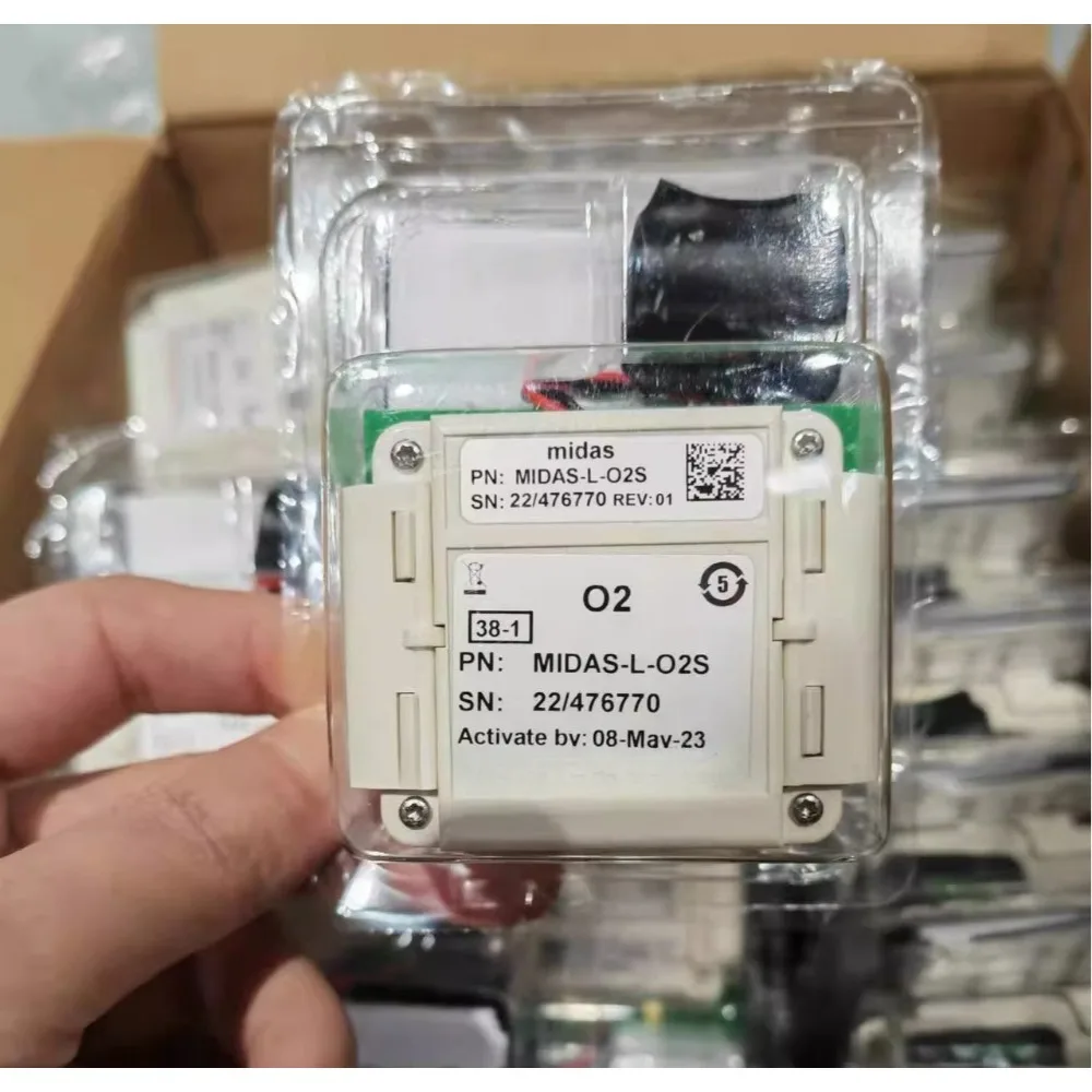 Midas-L-O2S Oxygen Gas Detector Sensor MIDAS-E-HCL H2X