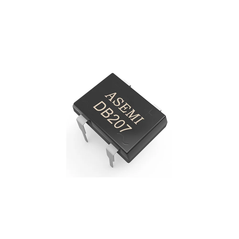 

50PCS DB207 60 mil Bridge Rectifier 2A 1000V DB-4 ASEMI For Switching Power Supplies