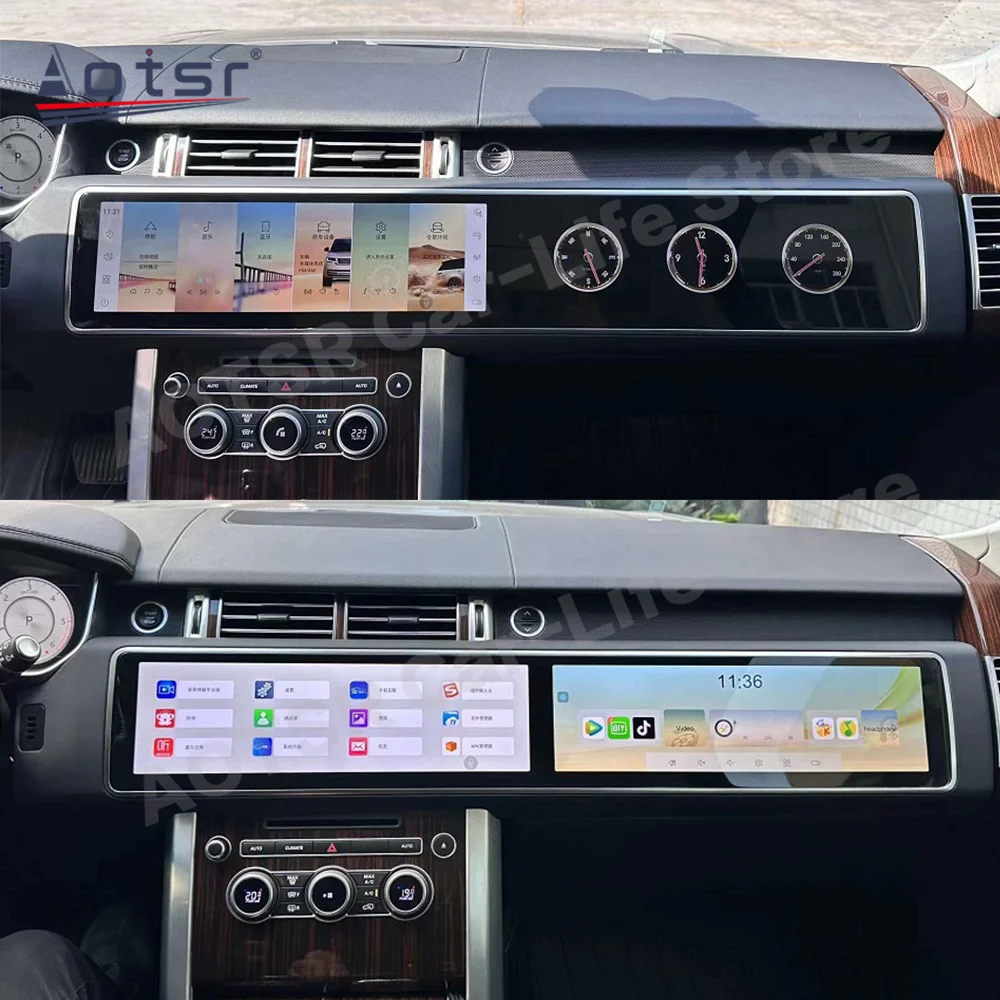 15.5 Inch Multimedia Android 13 ForLand Rover Range Rover Vogue L405 2013 2014~2019 GPS Navigation Car Radio Receiver Head Unit