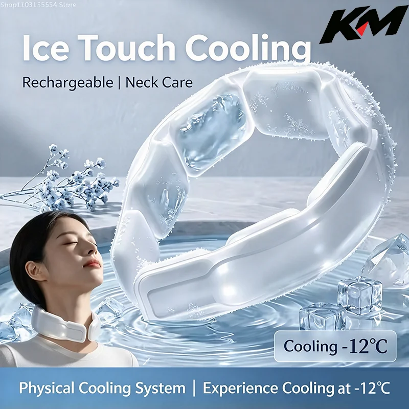 PCM Ice Cool Neck Ring 360 All-Round Cooling Reusable Summer Cold Neck Wrap Long Lasting Cool Neck Band For Outdoor Sports