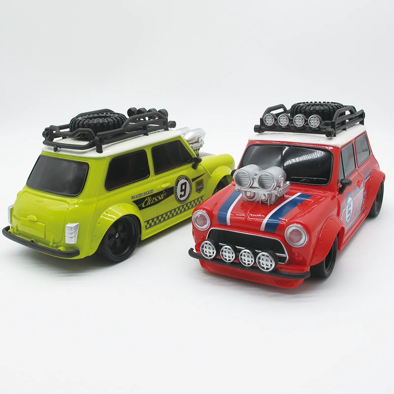 1:18 Retro Refitting MINI auto 4 canali telecomando auto 27MHz RC auto ad alta velocità luce modificata modello di veicolo auto giocattolo per bambini