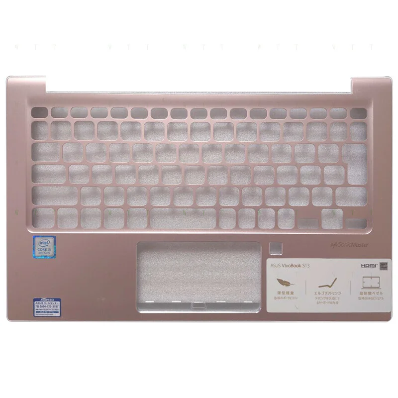 

WT For ASUS VivoBook S13 S330 Palmrest Keyboard Frame C Shell Pink