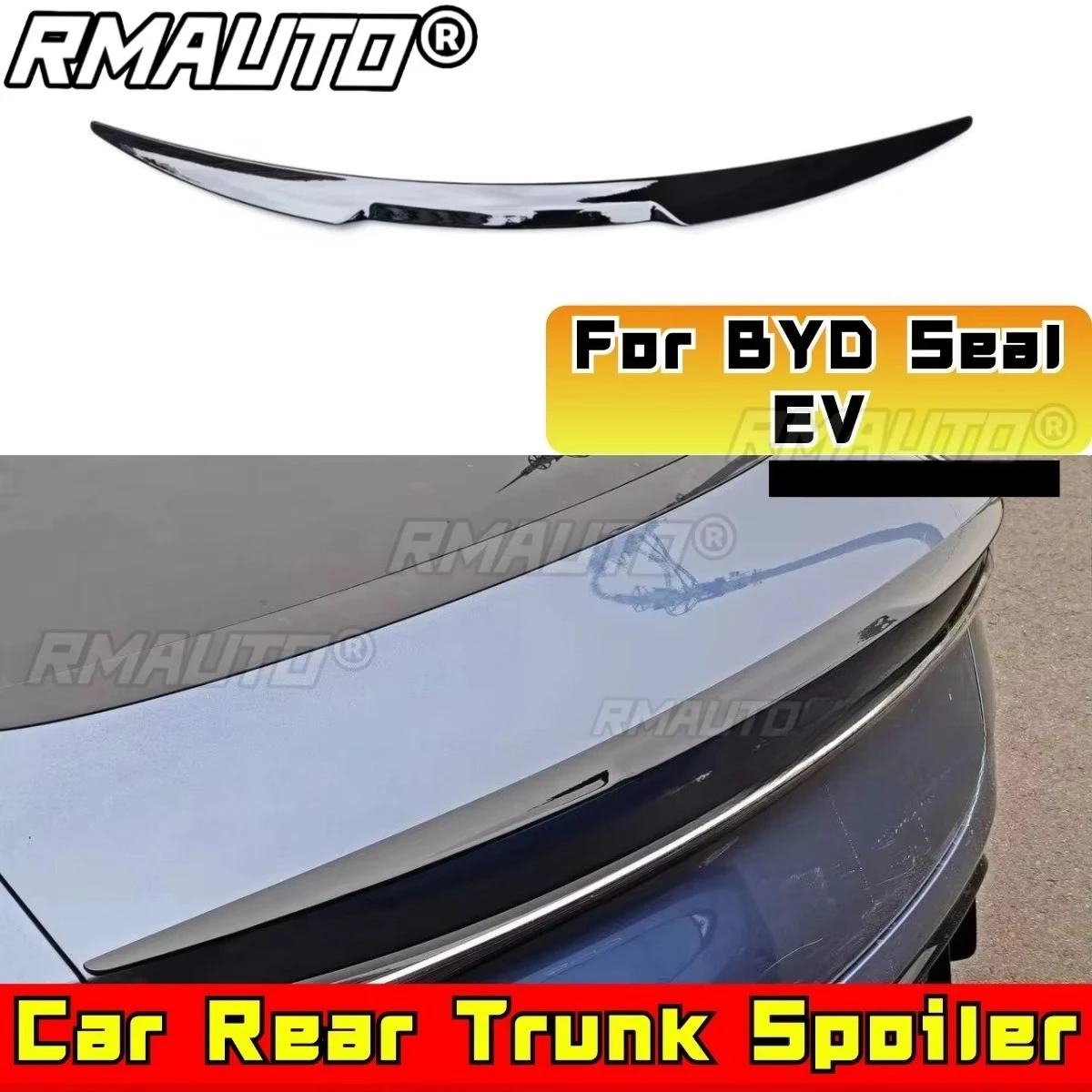 

Для BYD Seal EV Автомобильный задний спойлер Крыло багажника Спойлер крыла багажника Внешняя часть для BYD Seal EV Модификация Запчасть