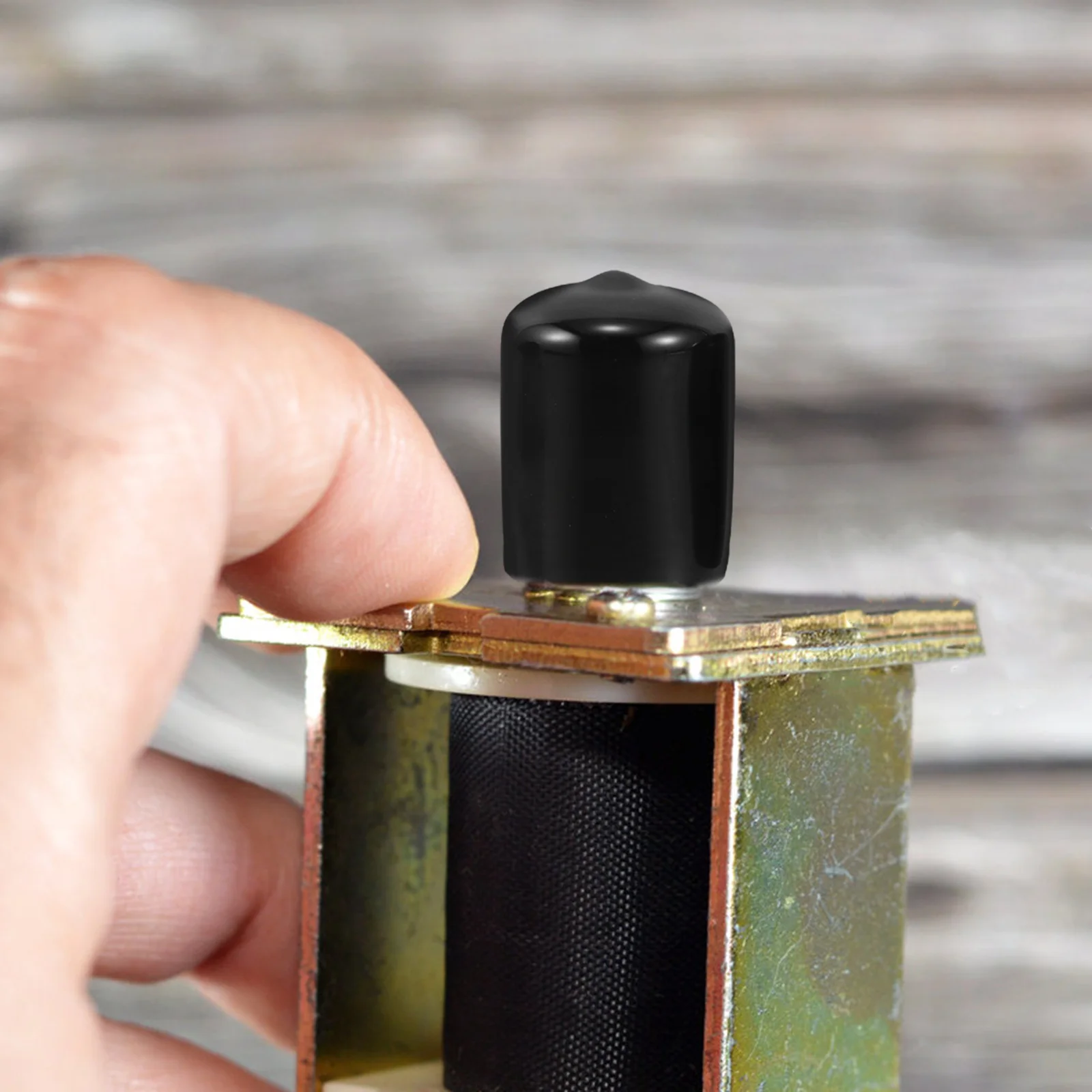 

48Pcs Rubber Thread Protectors Screw Caps Durable Flexible Screw Cover Caps for Bolts Ends Thread Safety Assortment Kit