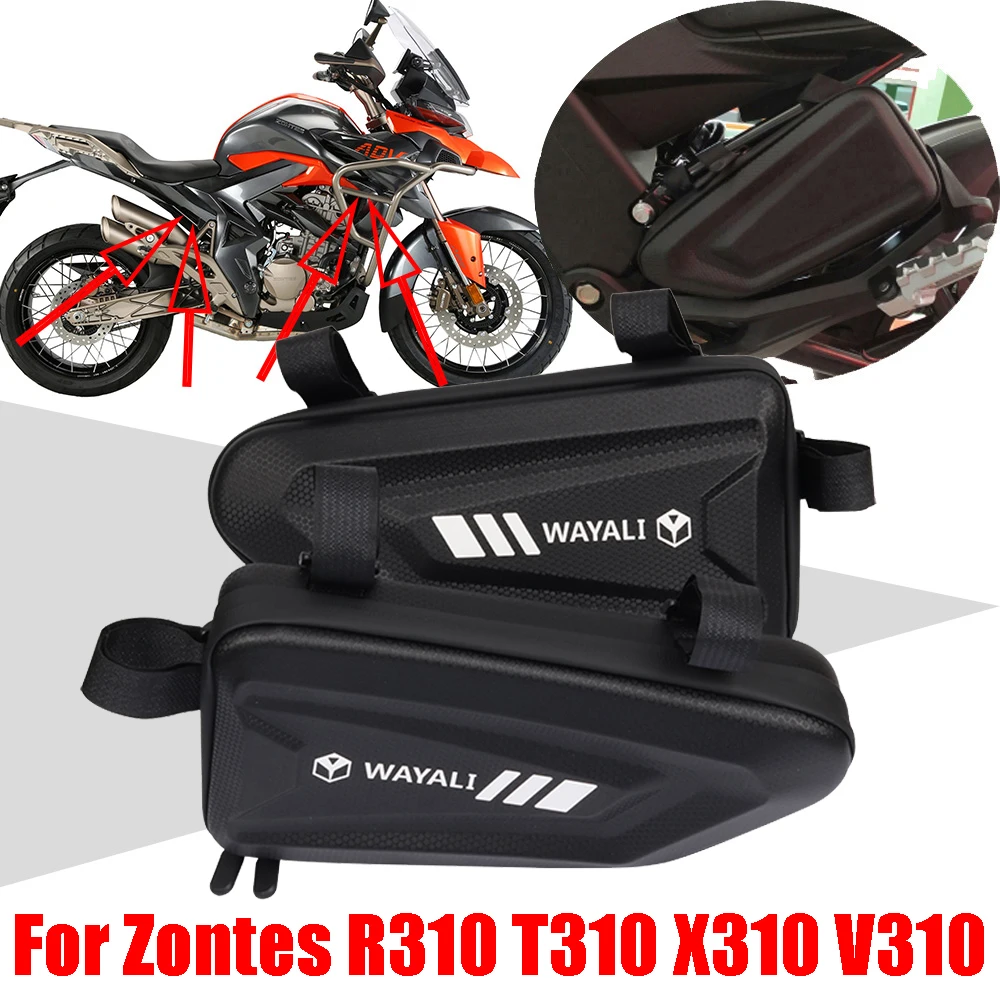 

For Zontes R310 T310 310 V VX V1 310 R R1 310 T T1 T2 ZT310R ZT310T Motorcycle Accessories Side Bag Tool Bags Frame Storage Bag