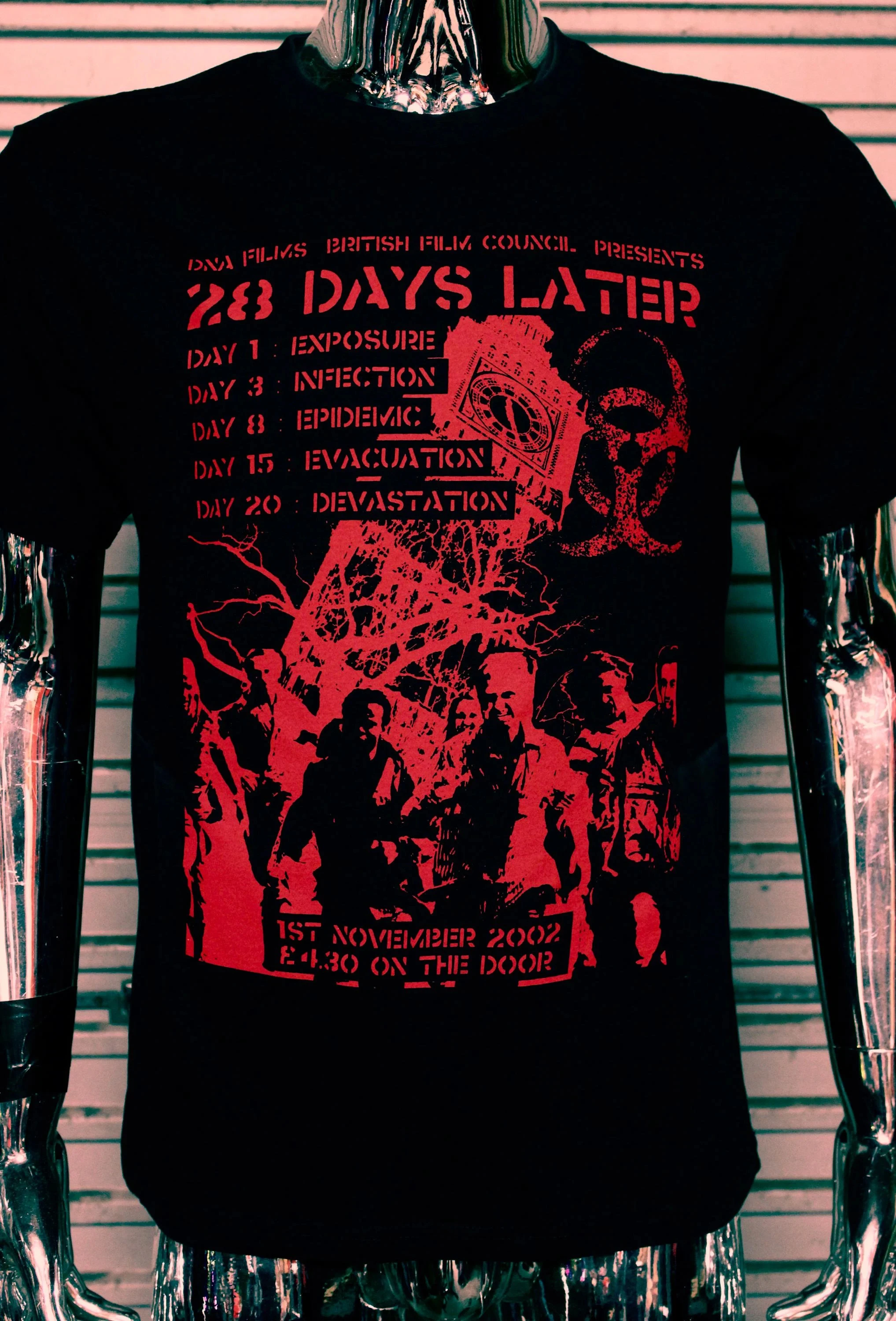 28 Days Later Movie Printed T-shirt Spring/Summer Women's New Fashion Trend Top Neutral Short Sleeve Comfortable T-shirt