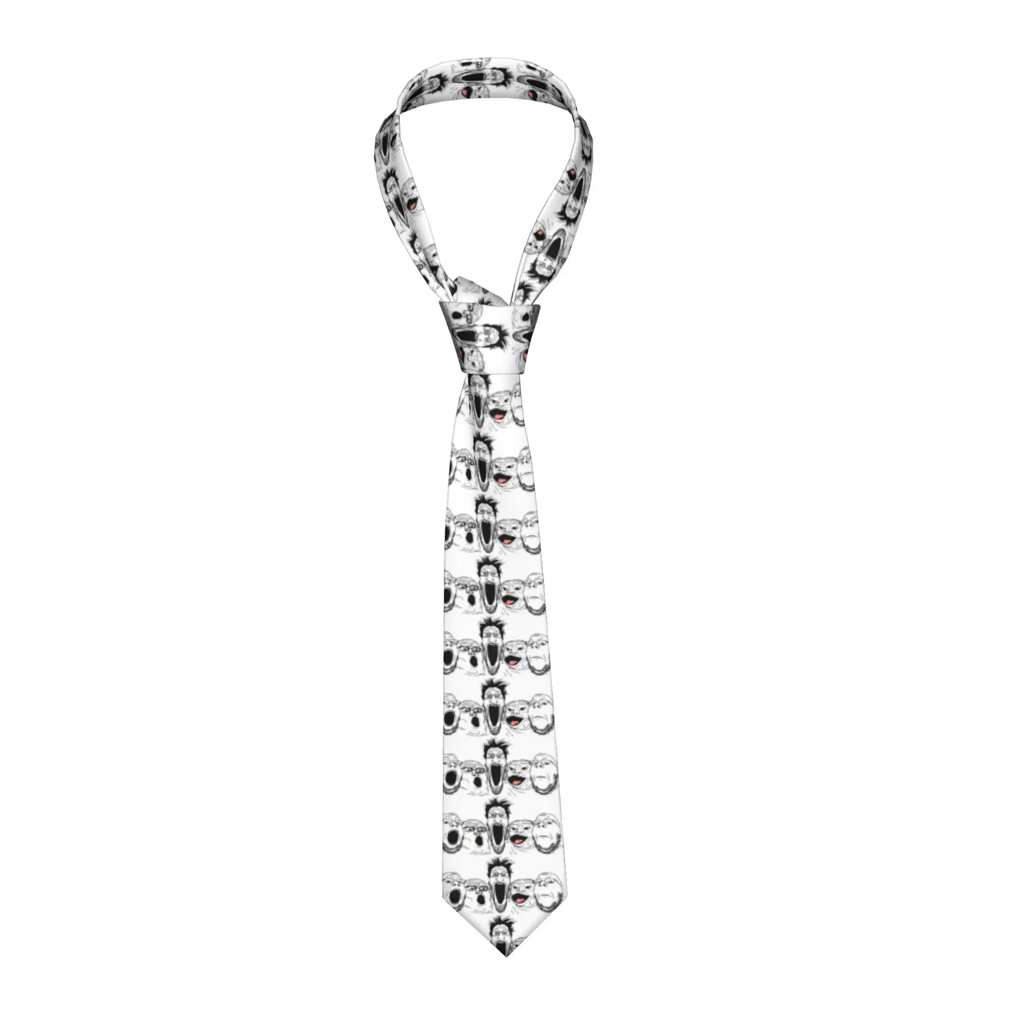 Фото Галстук с забавным мемом «Аниме Войак» (Сояжак), элегантный галстук-бабочка, унисекс, для повседневной носки и вечеринок, аксессуар для взрослых