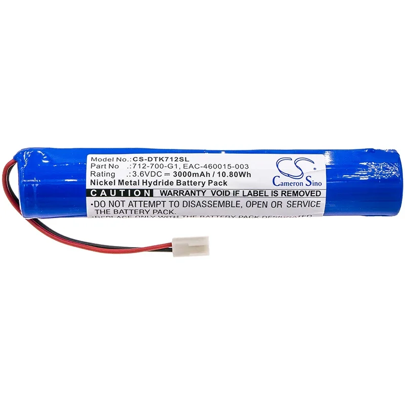 

Equipment, Survey, Test Battery For Inficon:712-700-G1,A19267-460015-LSD,A19267-460015-LSG,EAC-460015-003,PLS LED Stobe,-3000mAh