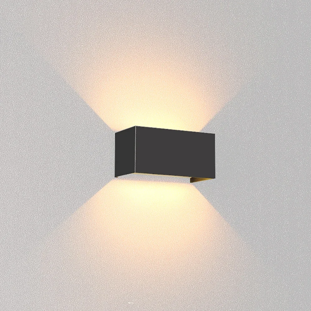 

LED Wall Lamp IP65 Waterproof Indoor/Outdoor AC85-265V 24W Black/White Color Shell Aluminum Wall Light With 3 Years Warranties
