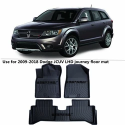 Use for Dodge Journey car carpet All-Weather car floor foot mats Full Set Fit For Dodge Journey waterproof car floor mats