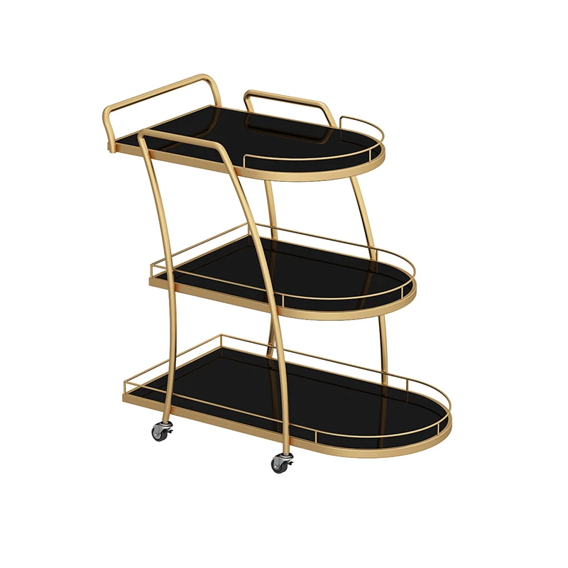 عربة يد احترافية لمستحضرات التجميل Bonbon لعجلات متحركة عربة يدوية للفندق محامصة أمريكية أثاث مطبخ قابل للموترفين #5