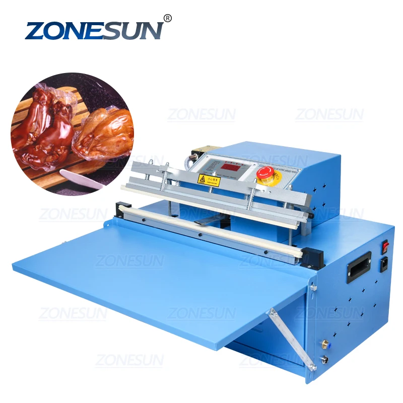 

ZX500 Automatic Storage Bag Vacuum Clothing Sealing Machine Packing Sealer Machinery