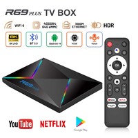 R69 PLUS Android 14 Global Version Smart TV Box WIFI 6 Allwinner H728 8K High Performance Multi-language Streaming Media Player