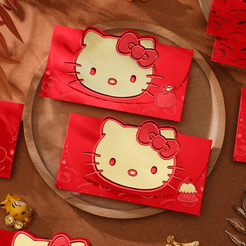 2025 Chinese Snake Year Red Envelopes Creative KT Spring Festival Red Packet Traditional Lucky Money Pockets New Year Gifts