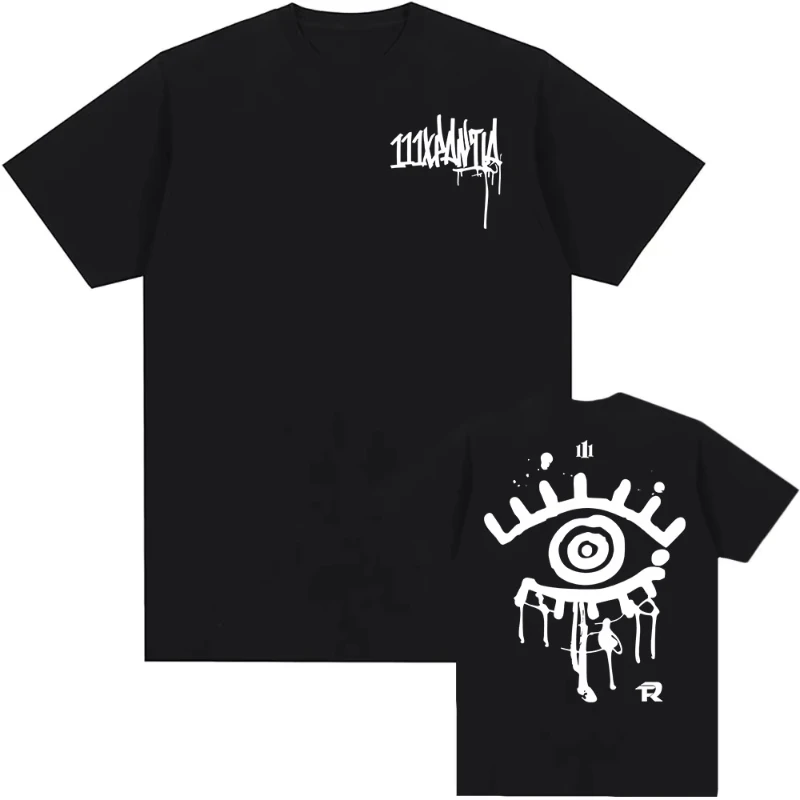 

2025 Album 111XPANTIA Fuerza Regida T-shirt Grunge Hip Hop Unisex Streetwear Cotton Summer Short Sleeve Tshirts Men Women Tees