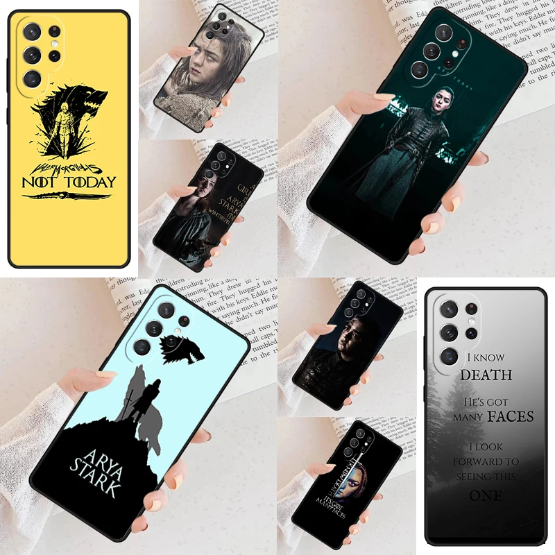 Not Today Got Arya Cell Phone Case for Samsung Galaxy S26 Ultra S25 S24 S23 S22 S21 S20 Note10 Cover