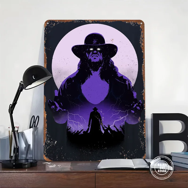 the Reaper Printed Posters Customizable Wall Art Retro Vintage Metal Tin Signs for Home Room Wand Deko Decoration Aesthetic Cozy