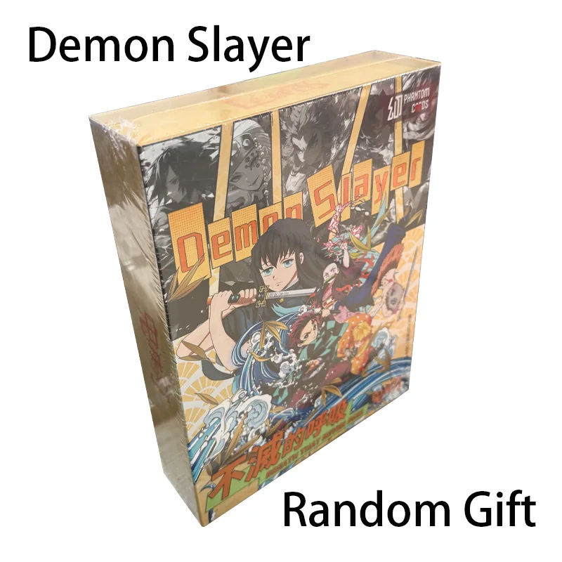 Demon Slayer Kimetsu no Yaiba Cards Unfading Breath Collection Cards Anime Peripheral Trading Cards Fans Collection Gift
