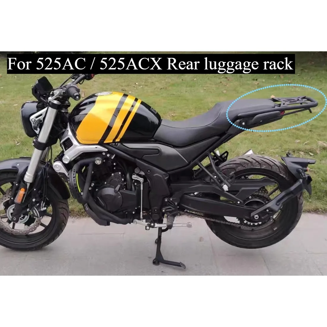 

New Fit 525AC / 525ACX Accessories Rear Luggage Rack Brackets Tail Box Bracket For VOGE 525 AC 525 ACX