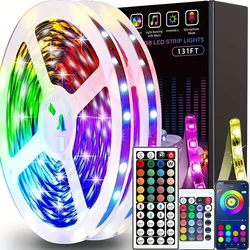 Bande Lumineuse LED RGB Flexible de 1 à 40m, 5V, 5050, USB, Bluetooth, Contrôle par Application, Ruban à Diodes, pour TV, Chambre à Coucher, Garden Party