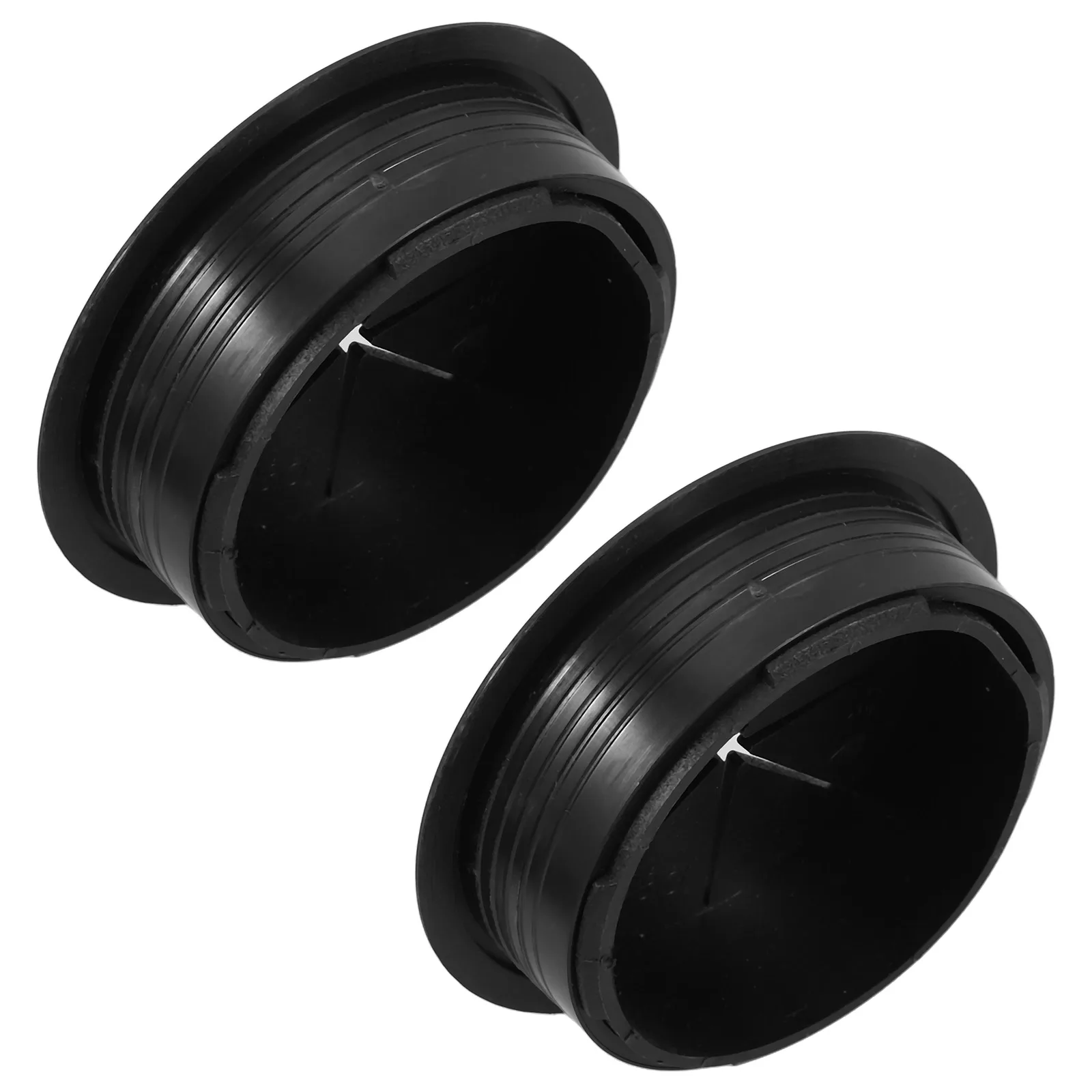 

2Pcs Wiring Grommets Flexible Round Desk Cable Hole Cover Computer Wire Organizer Desktop Cord Management Tool