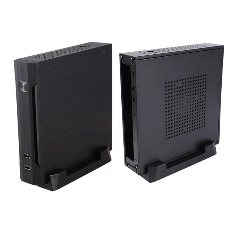 

Mini-ITX Slim Small Form Factor Computer Case HTPC Computer Case With 2 X USB2.0 12V 8A Power Adapter