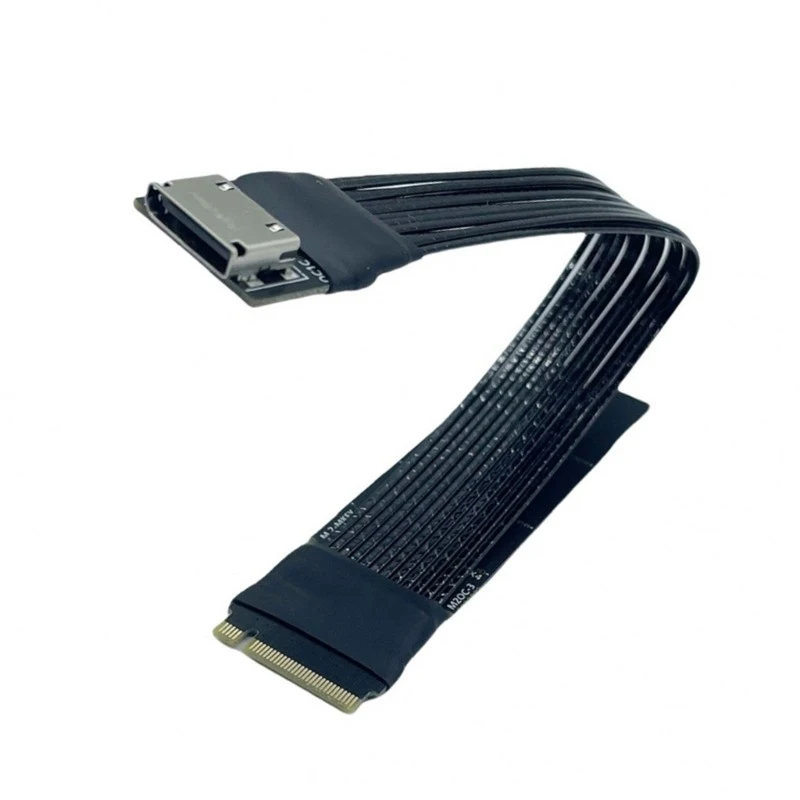 Z PCIE4.0 Gen4 Oculink Adapter Cable Silver Plated For Laptop Accessories