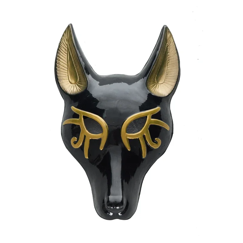 Snail ify alten ägyptischen Mythen Tod Anubis Wolf Gesichts maske Latex Helm Halloween Tier masken für erwachsene Maskerade Party Requisiten